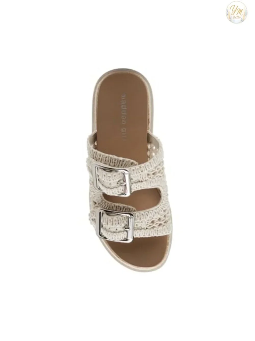 Women's Platform Sandal Slip On Crochet Heel 2 Inch